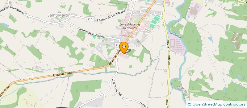 localisation de l'entreprise MONSIEUR GAETAN MAUBORGNE  SAINT-MARTIN