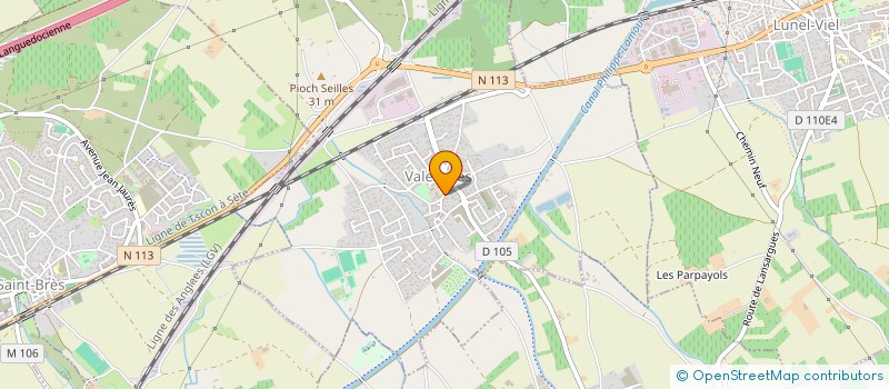 localisation de l'entreprise MONSIEUR GAETAN MELISSE  VALERGUES