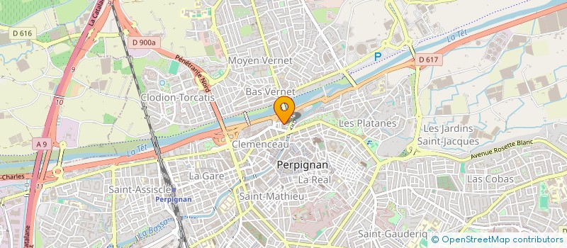 localisation de l'entreprise MONSIEUR GAETAN MENARD  PERPIGNAN