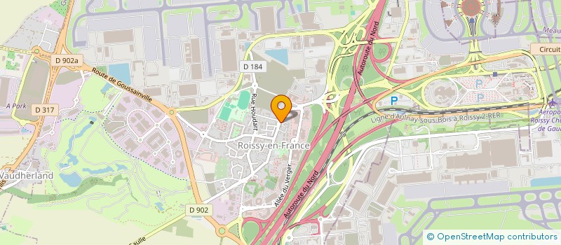 localisation de l'entreprise MONSIEUR GAETAN MEUNIER  ROISSY-EN-FRANCE