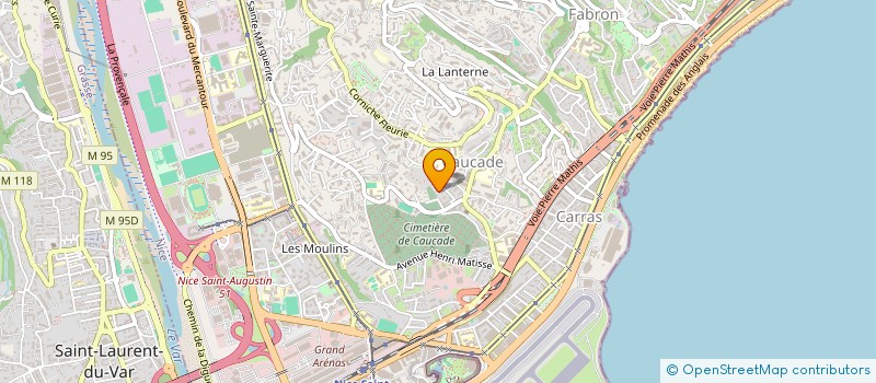 localisation de l'entreprise MONSIEUR GAETAN MEURICE à NICE