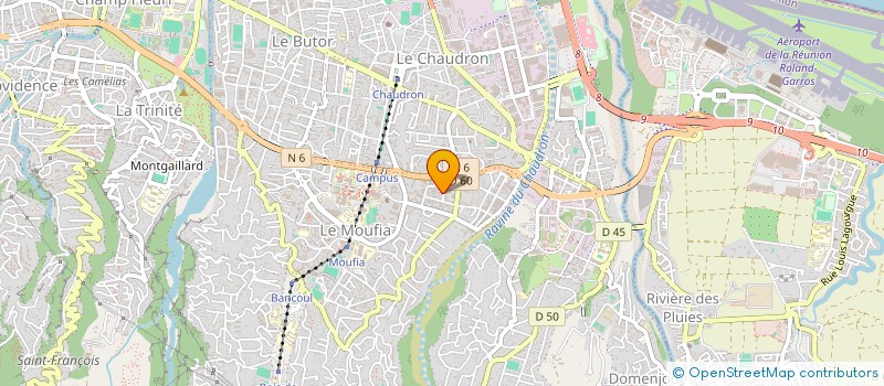 localisation de l'entreprise MONSIEUR GAETAN MEURICE  SAINT-DENIS