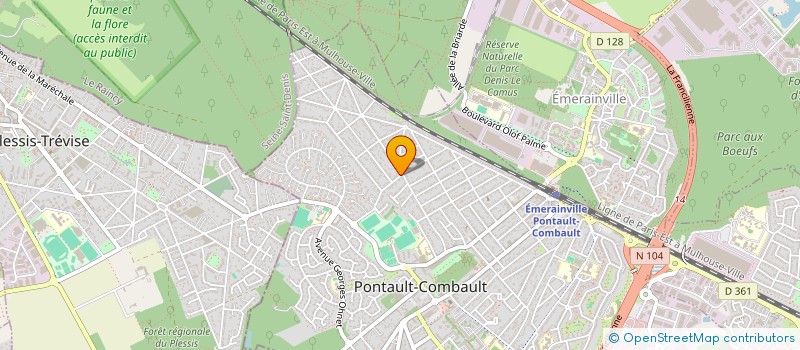 localisation de l'entreprise MONSIEUR GAETAN MICHE à PONTAULT-COMBAULT