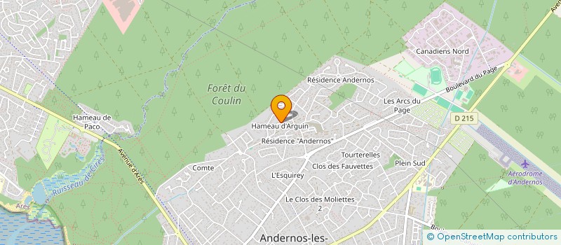 localisation de l'entreprise MONSIEUR GAETAN MICHEL à ANDERNOS-LES-BAINS