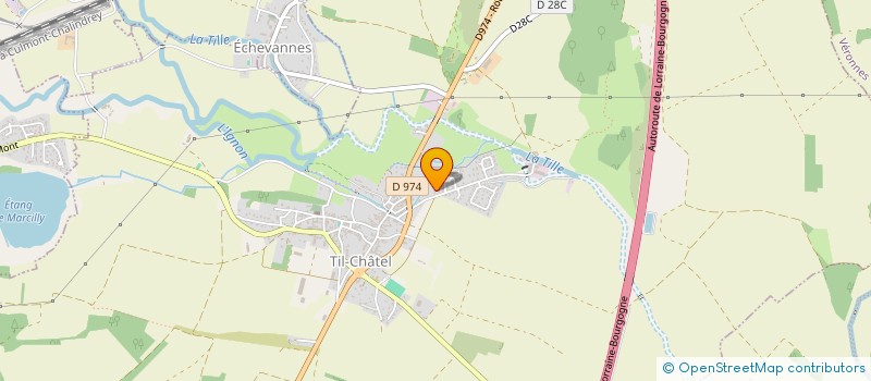localisation de l'entreprise MONSIEUR GAETAN MILLOT  TIL-CHATEL