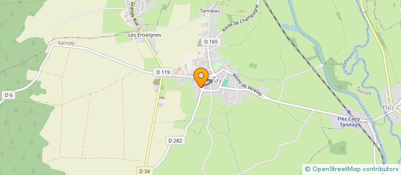 localisation de l'entreprise MONSIEUR GAETAN MIMET  TANNAY