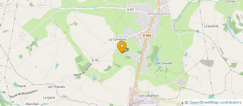 localisation de l'entreprise MONSIEUR GAETAN MIRAN  ROUSSENNAC