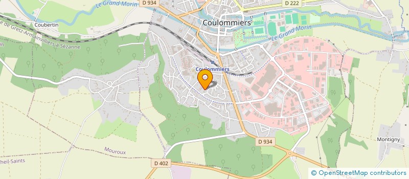 localisation de l'entreprise MONSIEUR GAETAN MONBERTRAND à COULOMMIERS