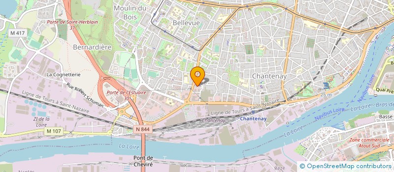 localisation de l'entreprise MONSIEUR GAETAN MONJANEL à NANTES