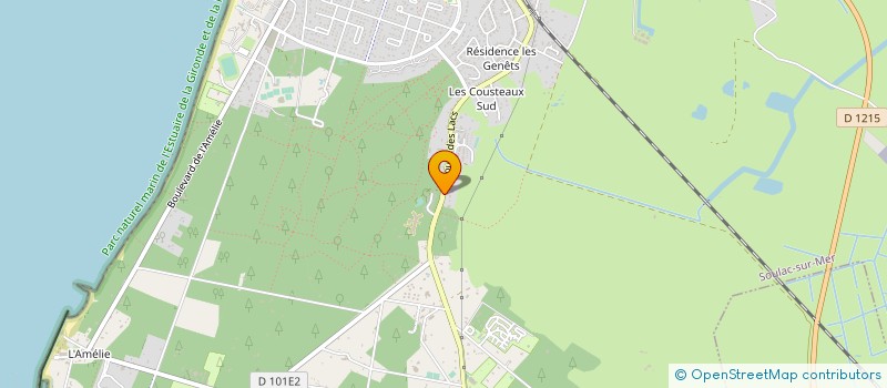 localisation de l'entreprise MONSIEUR GAETAN MONTANA  SOULAC-SUR-MER