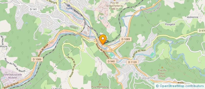 localisation de l'entreprise MONSIEUR GAETAN MONTREUIL  TULLE