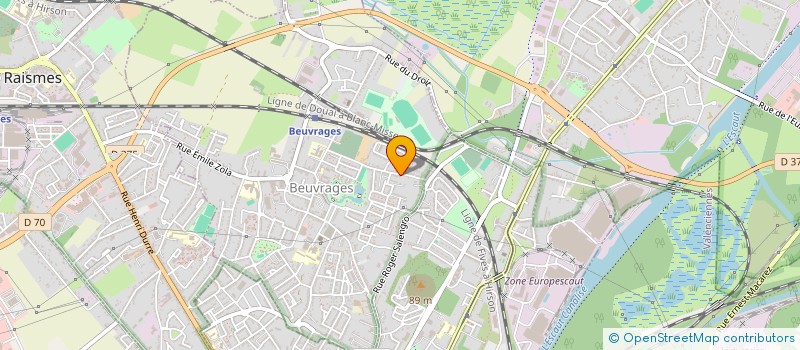 localisation de l'entreprise MONSIEUR GAETAN MOULIN  BEUVRAGES