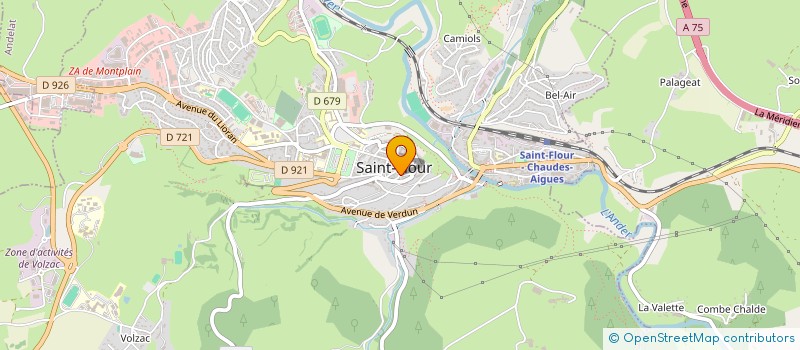localisation de l'entreprise MONSIEUR GAETAN MOURET à SAINT-FLOUR