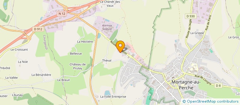 localisation de l'entreprise MONSIEUR GAETAN MOUSSET à SAINT-LANGIS-LES-MORTAGNE