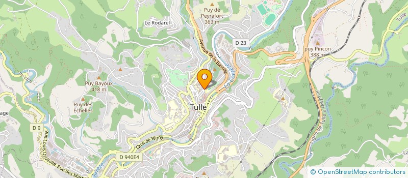 localisation de l'entreprise MONSIEUR GAETAN MURAT  TULLE