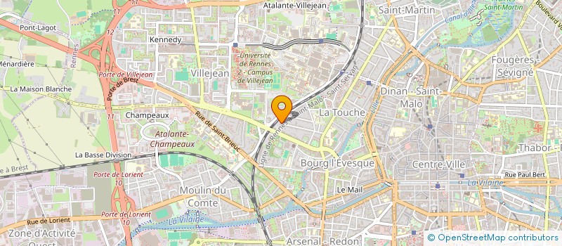 localisation de l'entreprise MONSIEUR GAETAN NAUX  RENNES