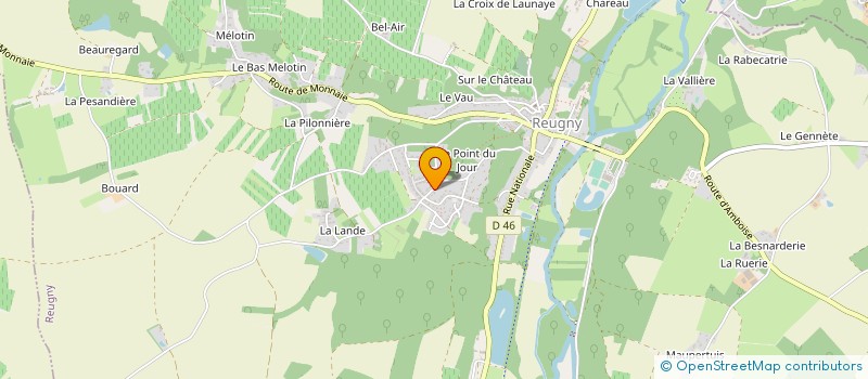 localisation de l'entreprise MONSIEUR GAETAN NEXON  REUGNY