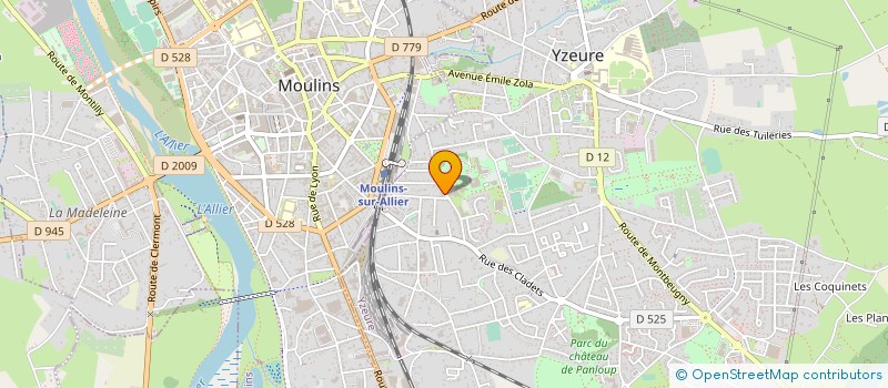 localisation de l'entreprise MONSIEUR GAETAN NGUYEN HUN à YZEURE