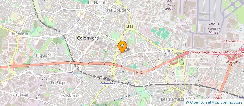 localisation de l'entreprise MONSIEUR GAETAN NICOLAS à COLOMIERS