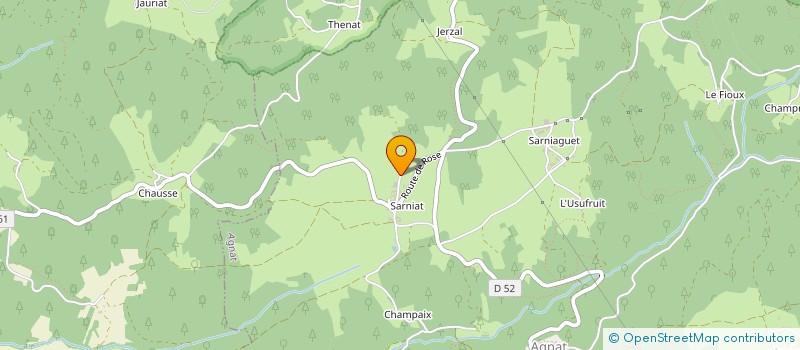 localisation de l'entreprise MONSIEUR GAETAN NIGON  AGNAT