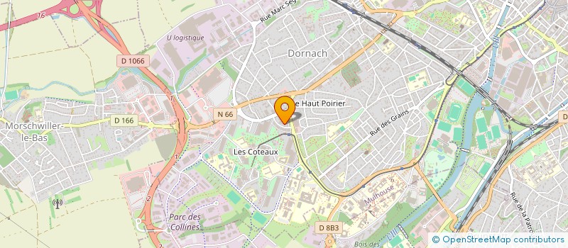 localisation de l'entreprise MONSIEUR GAETAN NOE  MULHOUSE