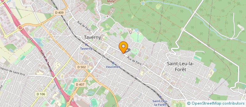 localisation de l'entreprise MONSIEUR GAETAN NOIROT  TAVERNY