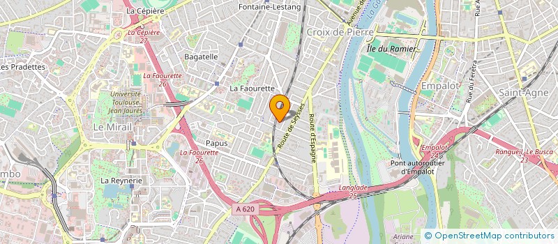 localisation de l'entreprise MONSIEUR GAETAN OCTAVIUS-THERESIA  TOULOUSE