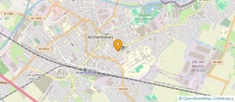 localisation de l'entreprise MONSIEUR GAETAN OESTLANDT à ARMENTIERES