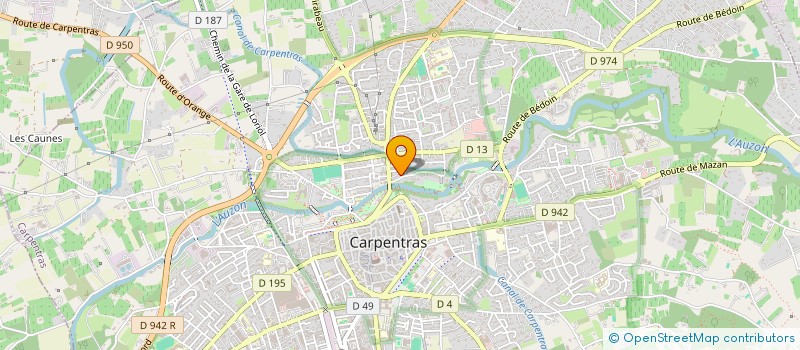 localisation de l'entreprise MONSIEUR GAETAN OSTER  CARPENTRAS