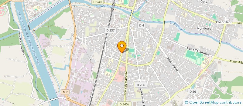 localisation de l'entreprise MONSIEUR GAETAN OUVRIEU  MONTELIMAR