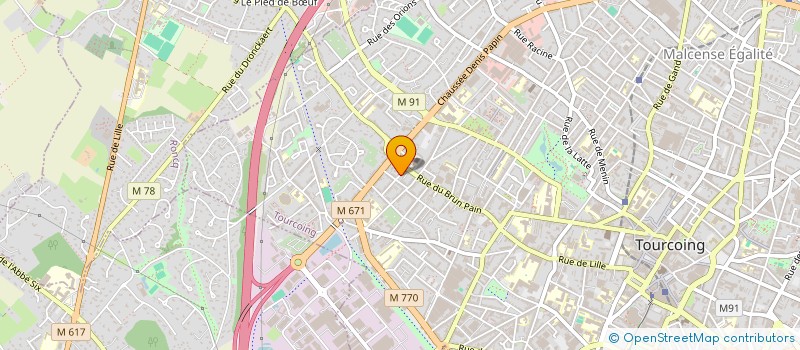 localisation de l'entreprise MONSIEUR GAETAN PADRAO  TOURCOING