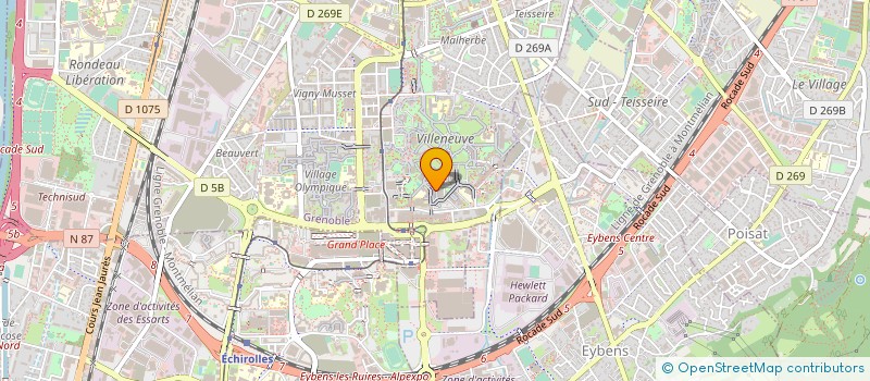 localisation de l'entreprise MONSIEUR GAETAN PALERMO  GRENOBLE
