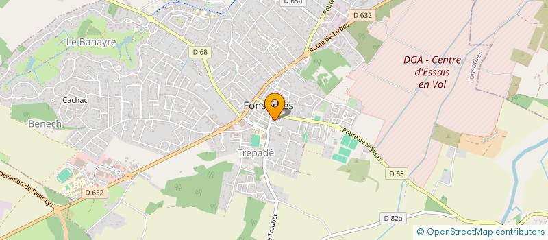 localisation de l'entreprise MONSIEUR GAETAN PARIS  FONSORBES