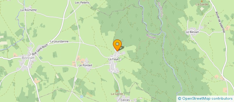 localisation de l'entreprise MONSIEUR GAETAN PERBET  BOISSET