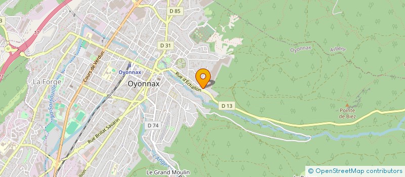 localisation de l'entreprise MONSIEUR GAETAN PESENTI à OYONNAX