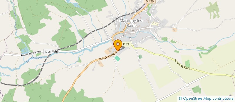 localisation de l'entreprise MONSIEUR GAETAN PETIT à MARTIGNY-LES-BAINS