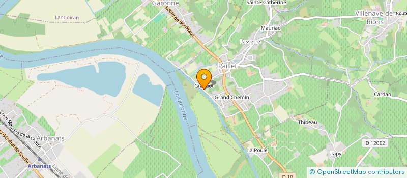 localisation de l'entreprise MONSIEUR GAETAN PEYRON  PORTETS