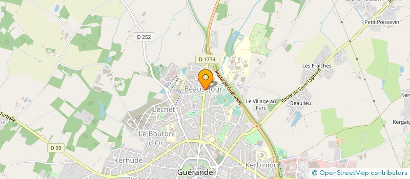 localisation de l'entreprise MONSIEUR GAETAN PICAUD à GUERANDE