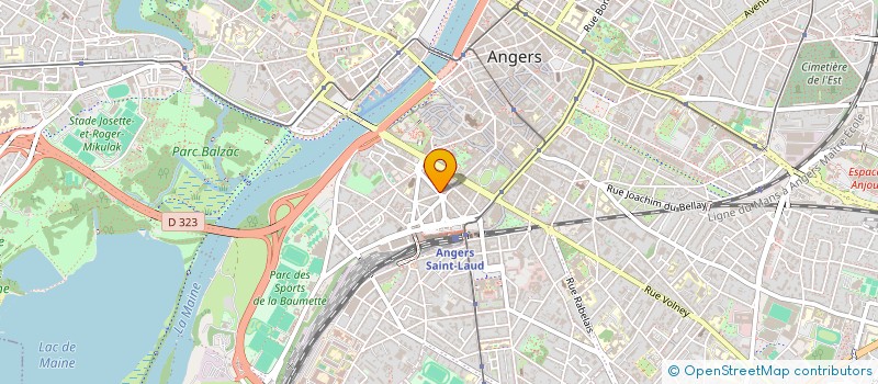 localisation de l'entreprise MONSIEUR GAETAN PICHEREAU FLEIG  ANGERS