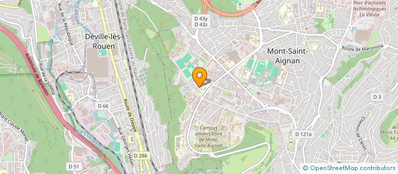 localisation de l'entreprise MONSIEUR GAETAN PIFFRE  MONT-SAINT-AIGNAN