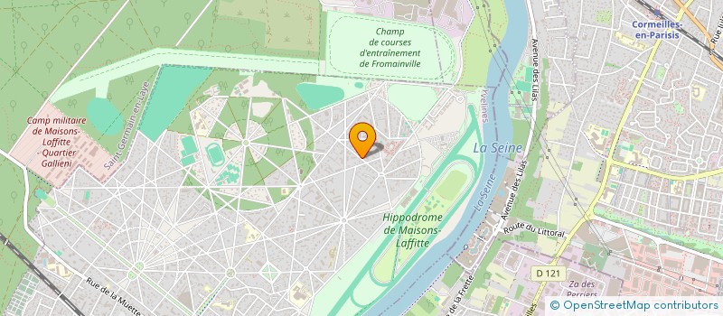 localisation de l'entreprise MONSIEUR GAETAN PINCZON DU SEL  MAISONS-LAFFITTE