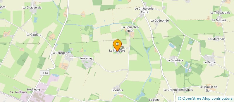 localisation de l'entreprise MONSIEUR GAETAN PINOT à VILLEPOT