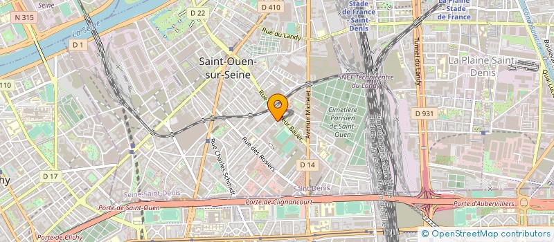 localisation de l'entreprise MONSIEUR GAETAN PLENET à SAINT-OUEN-SUR-SEINE