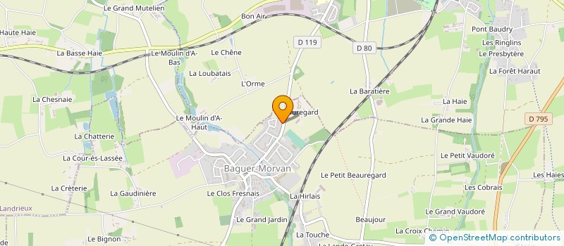 localisation de l'entreprise MONSIEUR GAETAN PLICHON-DUMONT à BAGUER-MORVAN