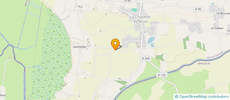 localisation de l'entreprise MONSIEUR GAETAN PLUVINAGE  LA CHAPELLE-DE-BRAIN