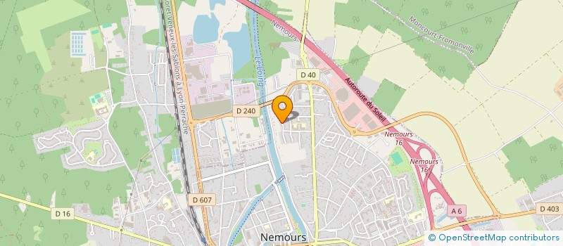 localisation de l'entreprise MONSIEUR GAETAN POIRIER  NEMOURS