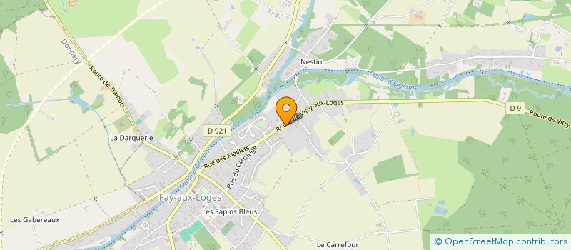 localisation de l'entreprise MONSIEUR GAETAN POIRIEUX à FAY-AUX-LOGES