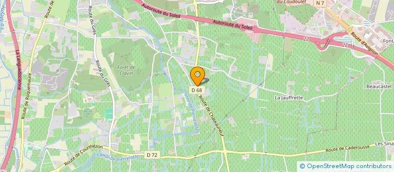 localisation de l'entreprise MONSIEUR GAETAN POLGE à ORANGE