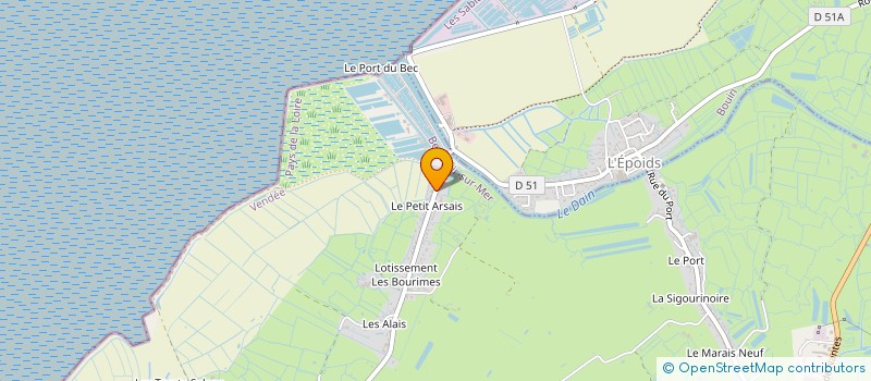 localisation de l'entreprise MONSIEUR GAETAN POTIER à BEAUVOIR-SUR-MER