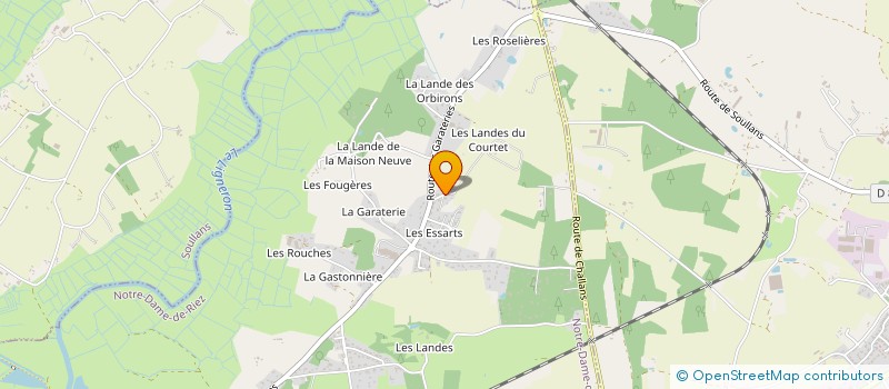 localisation de l'entreprise MONSIEUR GAETAN PRAT  NOTRE-DAME-DE-RIEZ